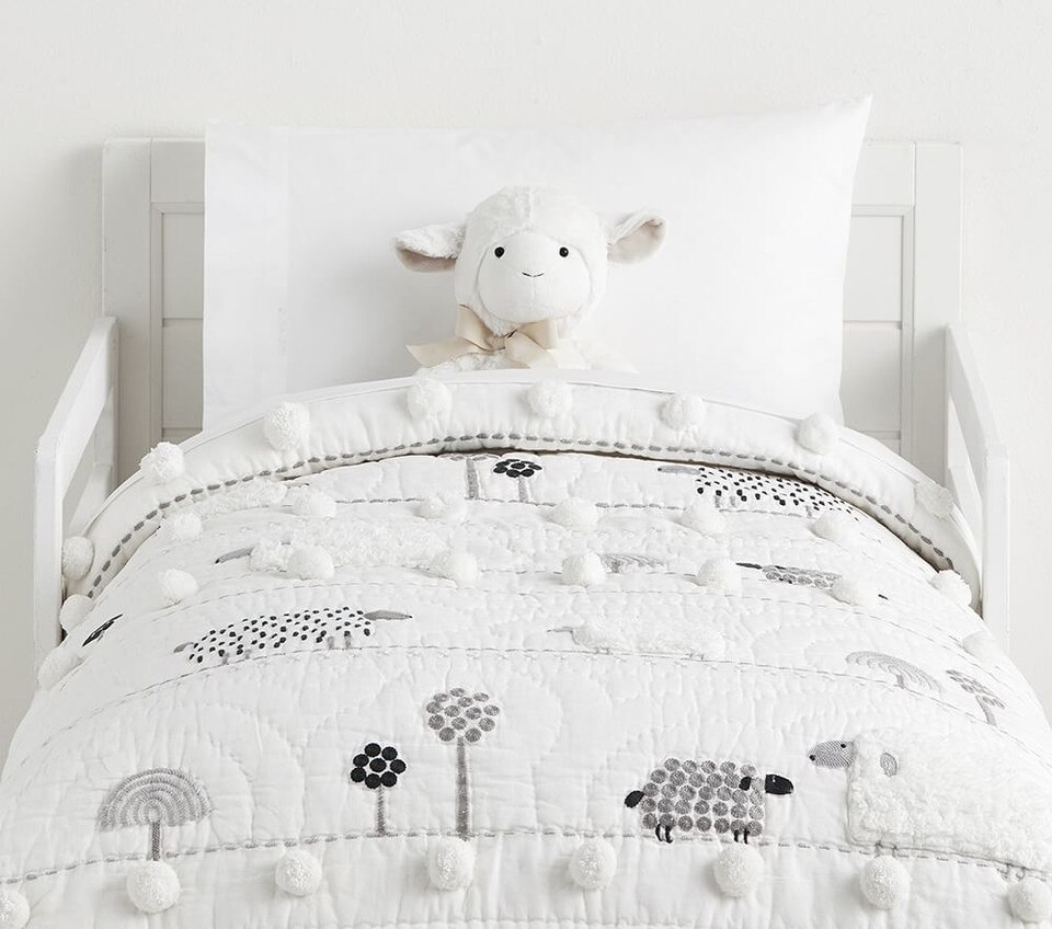 Shelby Sheep Toddler Comforter Pottery Barn Kids UK